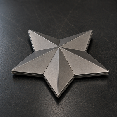 Titanium Star Welding Coupon